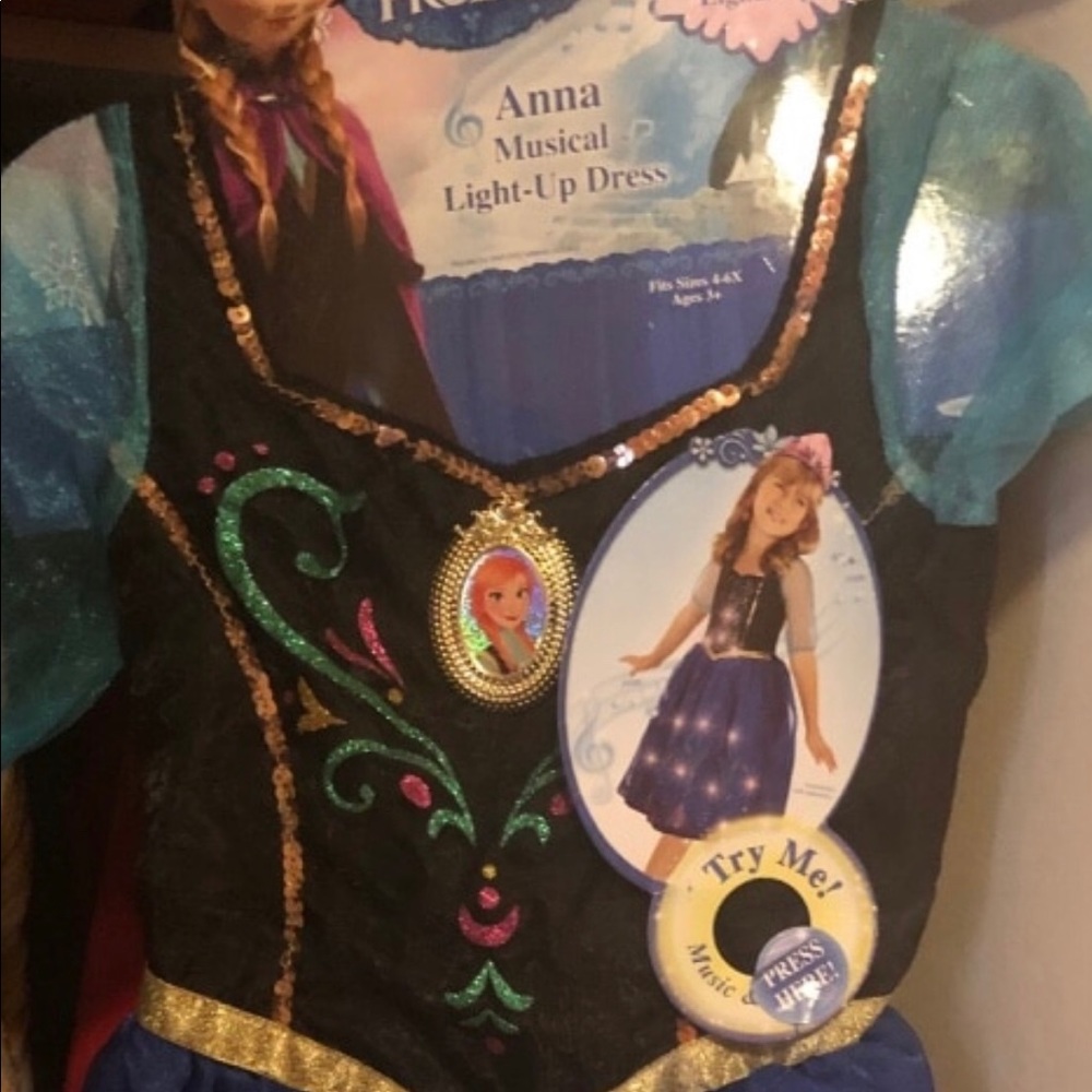 Anna costume toddler brand new